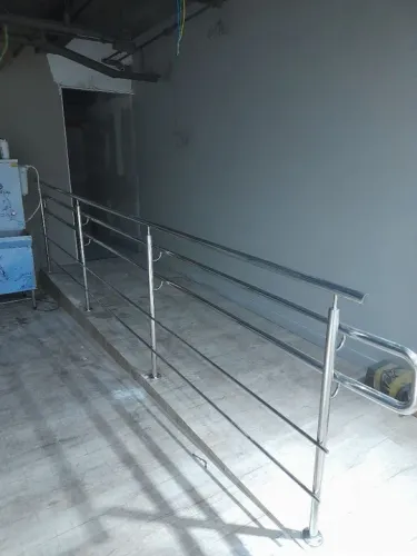 Corrimão de aço inox para rampas