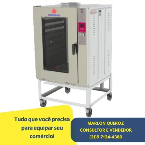 Forno Turbo 10 Esteiras Progas a Gás 127/220v
