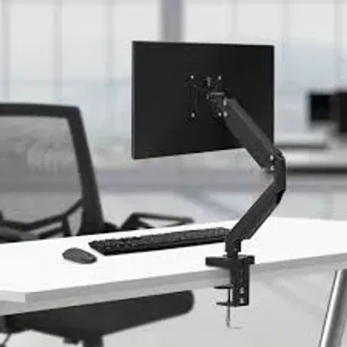 Suporte para Monitor Articulado prara Mesa. Com mola ajustável e gás. 