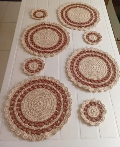 Sousplat de crochê 