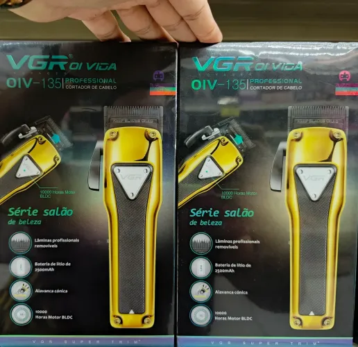 MAQUINA DE CORTAR CABELO PROFISSIONAL REF: OIV-135<br>