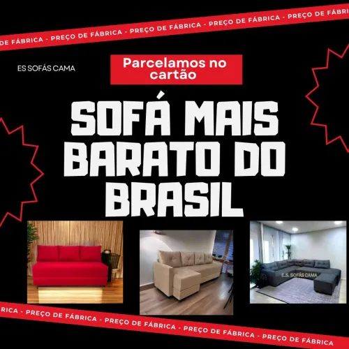 SOFÁ BOM e BARATO é aqui! A partir de R$ 599,99!!