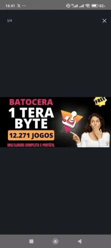 BATOCERA 1 Tera Byte 12.271 Jogos