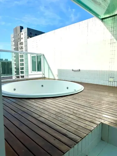 Cobertura Moriah - 80m - 2 quartos s/ 1 suíte - excelente localização - hidromassagem - Ma