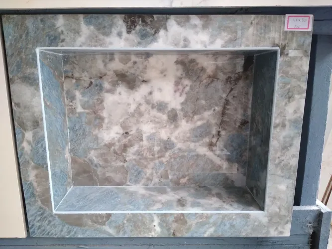 Nicho em porcelanato para banheiro ou lavabo