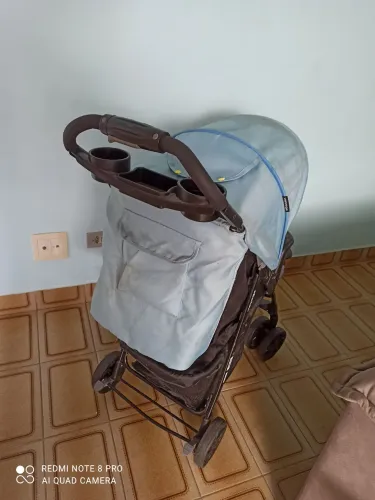 Carrinho de Bebê - Azul - Usado