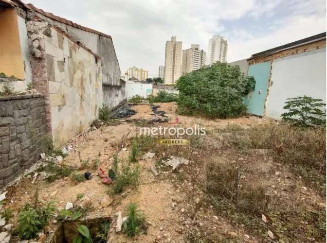 Terreno à venda, 216 m² por R$ 790.000,00 - Barcelona - São Caetano do Sul/SP