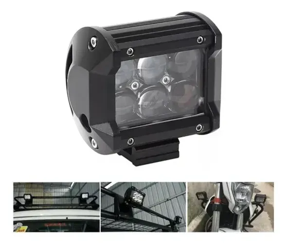 Farol Auxiliar 6 Leds 18w Universal Off Road