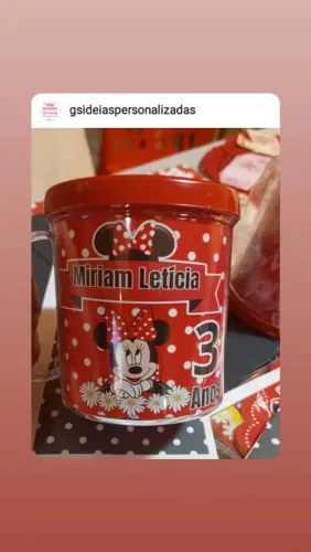 Lembrança caneca personalizada