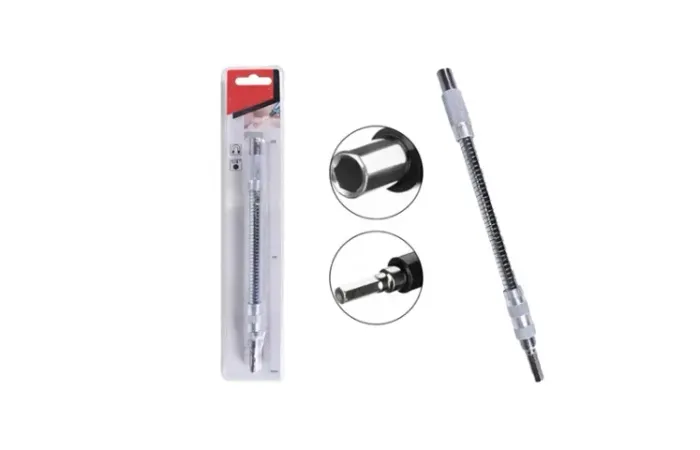 Extensor Flexível Magnético Para Ponta Bits 1/4", Uso Em Furadeira ou Parafusadeira
