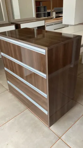 COMODA GAVETEIRO LACCA 100% MDF ALTO PADRAO 