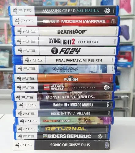 Top seleção de games seminovos Playstation 5