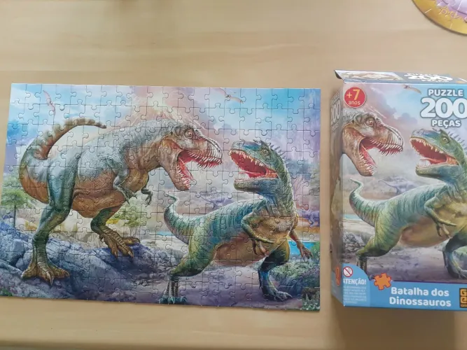 Quebra cabeça de Dinosauro