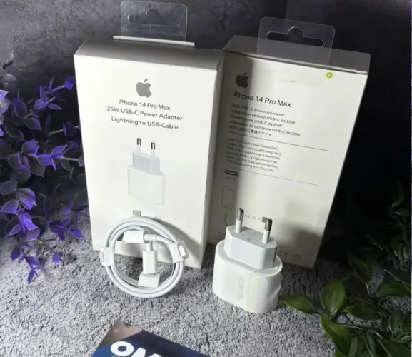 Carregador Apple carregador de iPhone turbo 20w fonte e cabo 