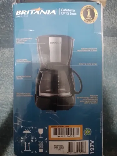 Cafeteira Elétrica Britânia CP15 Inox 