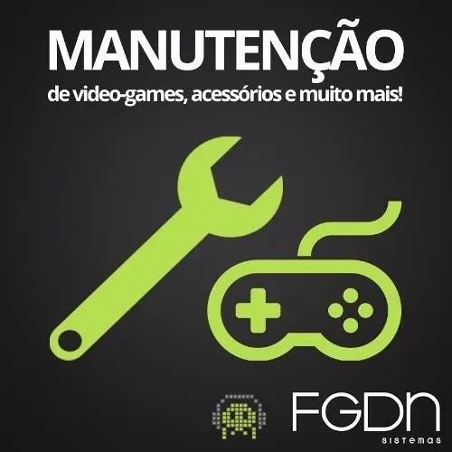 Manutenção de Vídeo games e acessórios