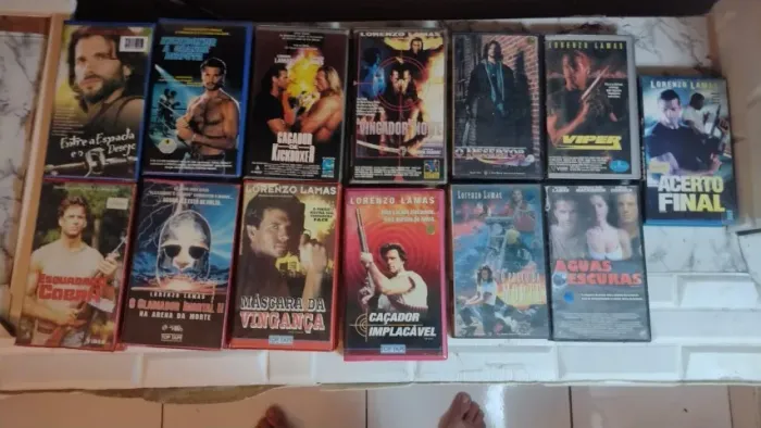 13 FITAS VHS LORENZO LAMAS