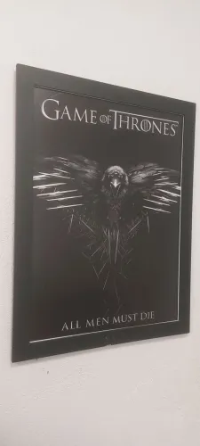 Quadros decorativos The Walking dead e Game of Thrones