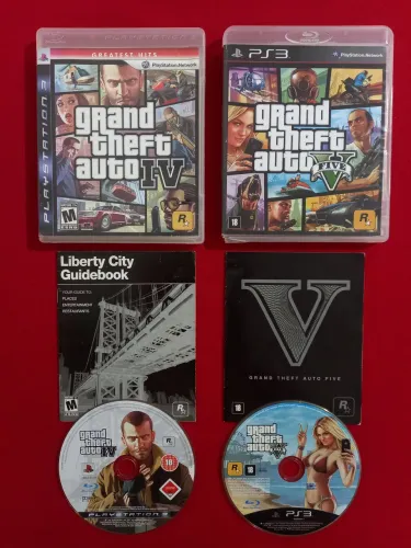 GTA IV + GTA 5 - R$ 90,00 os dois juntos!