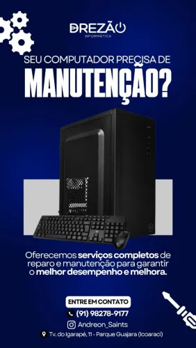 MANUTENÇÃO DE COMPUTADORES E NOTEBOOKS