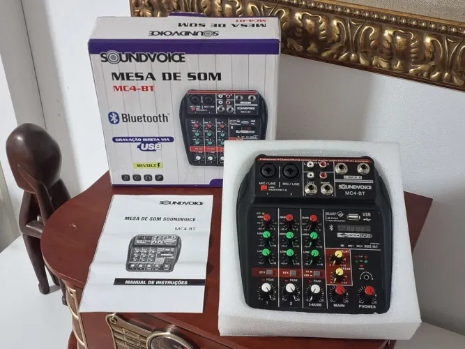Mesa de Som SoundVoice MC4-BT