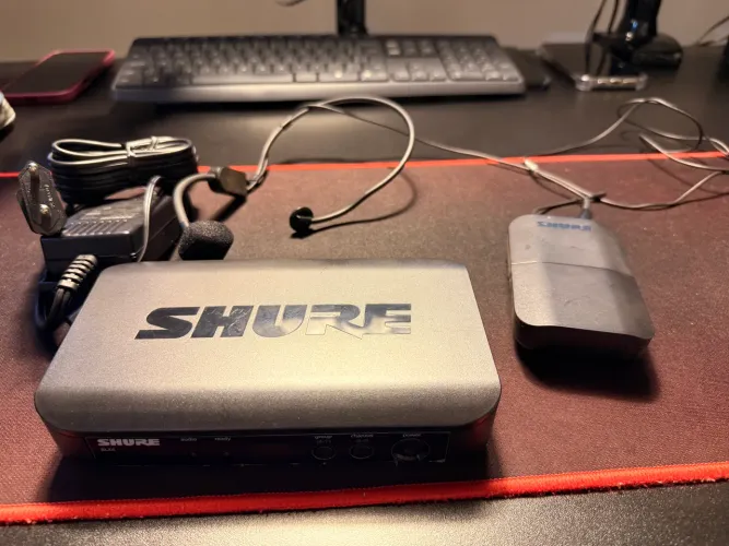 Microfone shure headset BLX4-H10