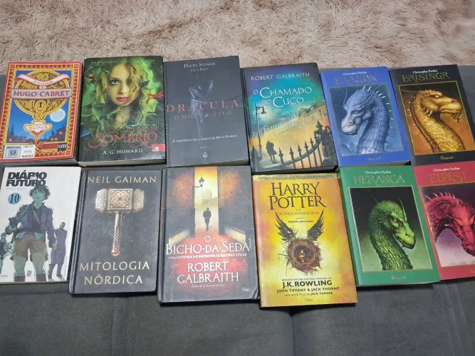 Kit 12 livros usados, leia a decrição
