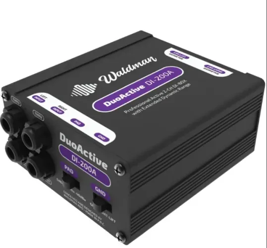 Direct Box Ativo Waldman DI-200A Bypass Activity - 2 Canais