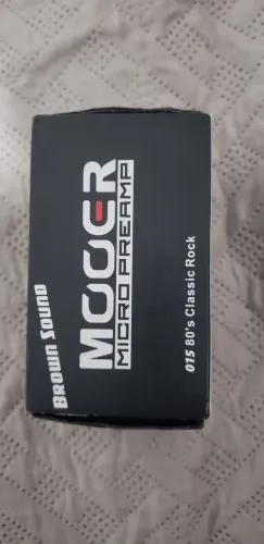 Pedal Pré-amp Mooer M015 Brown Sound Guitarra 9v Muito Novo (Usado)