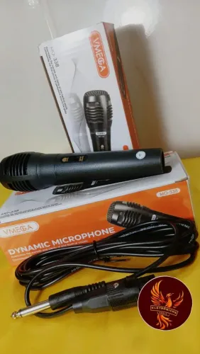 MICROFONE COM FIO VMEGA - ENTREGAMOS 