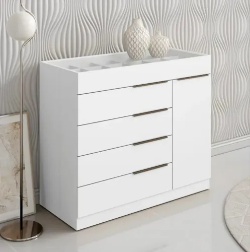 Cômoda com 4 gavetas nova - pronta entrega 