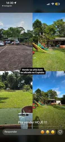 Sítio para venda / ramal do cupiuba / 1km do Jardelandia / 13x100