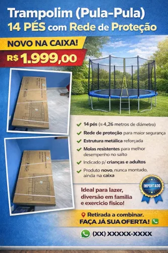 Pula pula trampolim 4,5m