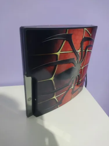 Playstation 3 com controle original edição especial gord of war 