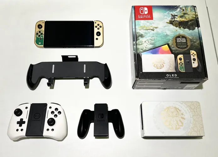 Nintendo Switch OLED Edição Zelda Tears of the Kingdom