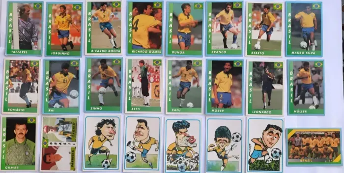 Cards Copa do Mundo 1994 Coleção com 300 Cards Diferentes Todas as Seleções 