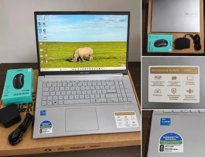ASUS VIVOBOOK I3 12º N305, 04 DE RAM, SSD NVEME 256GB, CAIXA, NOTA E GARANTIA ?
