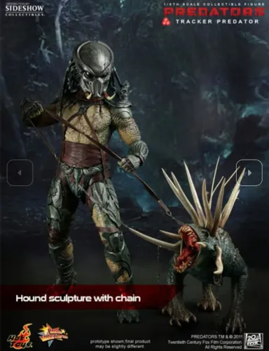 Hot toys Tracker predator predador lacrado com Cão alienígena Hound predators