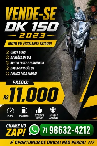 Vendo moto dk 150
