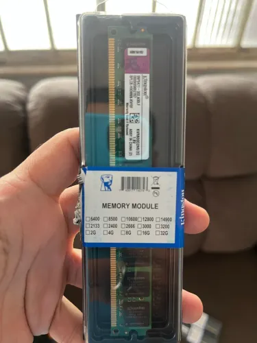 Memória ddr2 (4 pentes) kingston 2GB