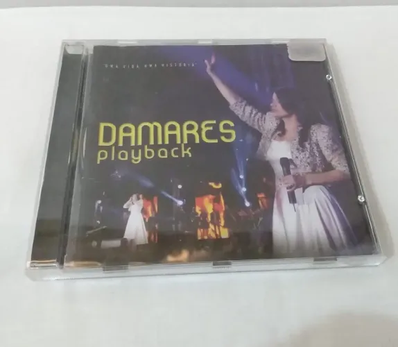 Cd Damares Uma Vida, Uma História Playback Gospel   Cd em muito bom estado