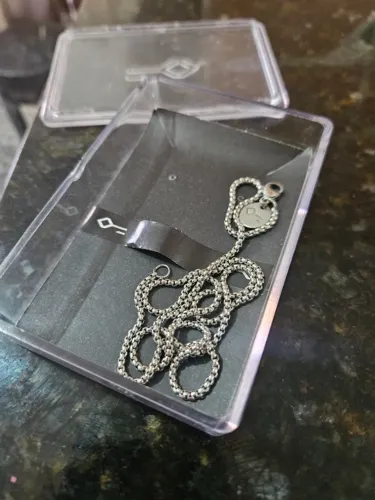 Corrente Box de Aço 2mm P / Prata - Key Design