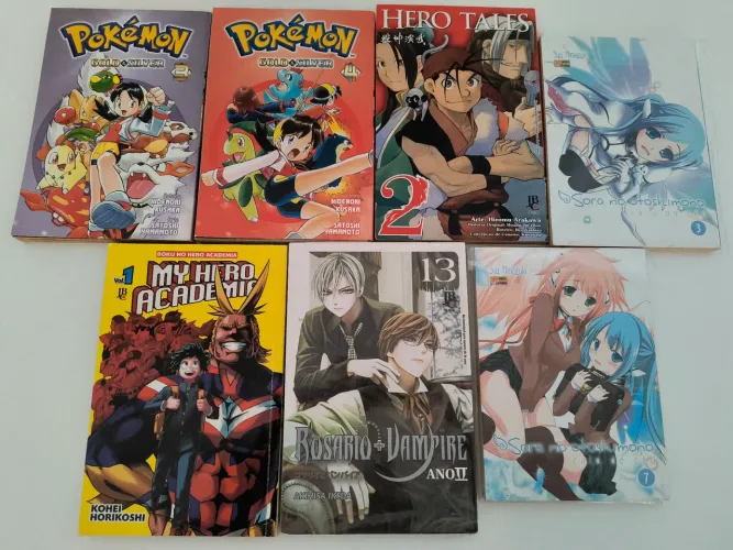 Mangás diversos volumes avulsos