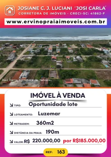 Lote para Venda em São Francisco do Sul, praia do Ervino