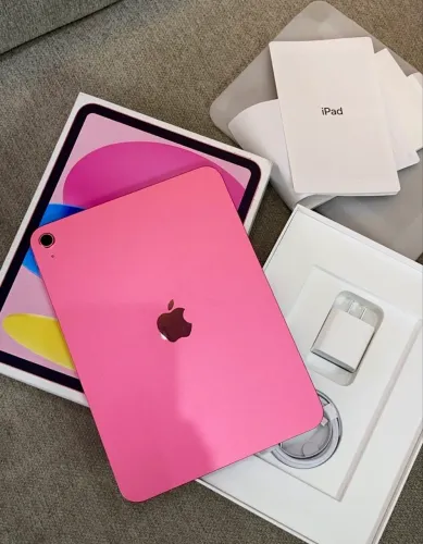 iPad 11a zero rosa com caixa e carregador nunca usado