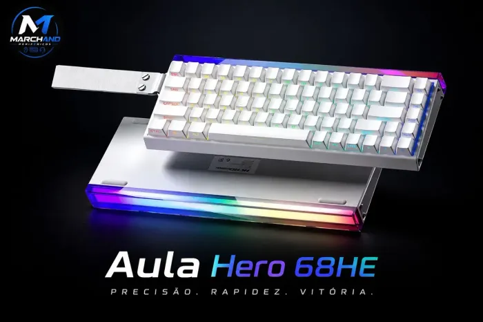 Teclado Magnético Aula Hero 68HE