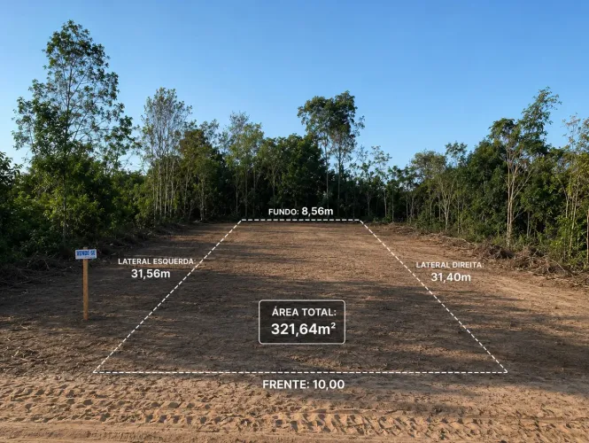 Terreno pronto para construir