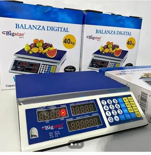 Balança 6 meses de garantia para comércio novas pesa de 2g ate 40kg