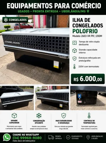 Equipamento para restaurante ilha