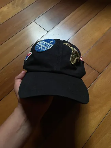 Boné Carnan 6 Panel Patches Preto